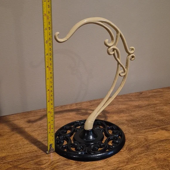 ENAMEL COATED CAST IRON Banana Hanger Stand - Picture 10 of 13